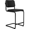 Knoll Breuer Cesca Relax Sgabello Counter verniciato rivestito