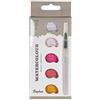 Rayher Watercolour Metallic, Rosa, 5 Colori 25X45Mm, Incl. Pennello H20, 38615258