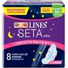 FATER SpA LINES SETA ULTRA - ASSORBENTE NOTTE CON ALI