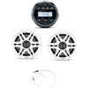 CLARION BUNDLE Stereo Rotondo CMM-10GR con Casse CMS-651-SWB e Antenna FM Cod.CMM10GRSWB