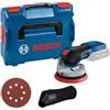 Bosch Professional 18V System Levigatrice Rotoorbitale a Batteria Gex 18V-125 (Incl. Platorello (125 Mm), 1 Carta Abrasiva, Sacchetto Raccoglipolvere, senza Batterie e Caricabatterie, in L-Boxx 136)