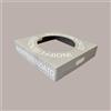 LUCGEL Coperchio Grigio in Carta per Cestino Raccolta Indifferenziata 38x38 cm 2 pezzi