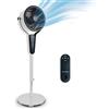 Innoliving Ventilatore a Piantana Digitale High Tech INN-533/INN-534, Slim Design, Display Touch, Telecomando, Oscillazione 3D, Timer 12h, 3-12 Velocità, 50W, Ventilazione Potente fino a 5m (INN-534)