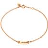 DODO Bracciale tag "lover" in oro rosa