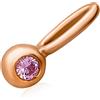 DODO Ciondolo bollicine in oro rosa con zaffiro rosa