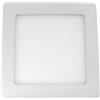 LEDLUX Plafoniera Faretto Led Da Soffitto Muro Parete Quadrata 12W 170x170mm (Bianco Freddo)