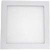 LEDLUX Plafoniera Faretto Led Da Soffitto Muro Parete Quadrata 18W 225x225mm (Bianco Freddo)