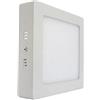 LEDLUX Plafoniera Faretto Led Da Soffitto Muro Parete Quadrata 12W 170x170mm (Bianco Caldo)