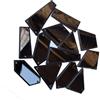 MEYA Cristalli piatti a specchio in acrilico con effetto diamantato, da cucire, con foro, per lavorazione fai da te, per matrimoni, abiti, vestiti, borse, scarpe, decorazioni, accessori Nero