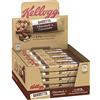 Kellogg's Barretta | Barrette Cereali al gusto Mandorle e Cioccolato| Ricca di Fibre e con 41% di Frutta Secca | vegetariano| Confezione Display 16 barrette da 32g