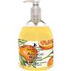 LA DISPENSA Sapone liquido (SLS free) ARANCIO ROSSO, 500 ml FLORINDA senza detergenti tensiattivi