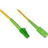 Link LKLCSCAPCS1 Cavo Fibra Ottica APC LC A APC SC SINGLEMODE SIMPLEX MT.1, Giallo