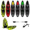 Big Mama Kayak Kayak fishing a Pedali divisibile Big Mama Triken 330 Live S, con ruote e vasca del vivo