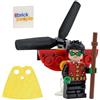 LEGO Supereroi Batman: DC Comics Robin con Jetpack e mantello giallo
