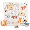 Vilac - Incasso in Legno, Animali della foresta-Sarah Betz, 7100, Multicolore