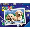 Ravensburger - Creart Serie E Cani Retriever | Kit Pittura Bambini | Dipingere Con I Numeri Include Tutto Il Necessario | Giochi Bambini 7 Anni O Più | Creart 7 Anni