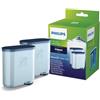 Philips Filtro dell'acqua AquaClean - Nessuna decalcificazione fino a 5000 tazze, Prolunga la durata della macchina, Filtrazione micro-porosa, Confezione da 2 (CA6903/22)
