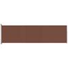 vidaXL Tenda da Sole Laterale Retrattile per Patio 180x600 cm Marrone