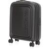 MANDARINA DUCK LOGODUCK+ CABIN TROLLEY ESPANDIBILE BLACK