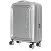 MANDARINA DUCK LOGODUCK+ CABIN TROLLEY ESPANDIBILE SILVER
