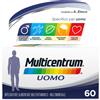 Multicentrum Multivitaminico per Uomo con Vitamina B, D3, A, Calcio e Magnesio - Confezione da 60 Compresse