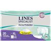 Lines Specialist Derma Protection - Mutandine Assorbenti Unisex XL (Pacchetto da 20) - Massimo Assorbimento