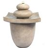 Peaktop Teamson Home Fontana d'Acqua Bacino Sfera a 2 Livelli con Luci e Pompa per Esterni e Giardino, Ornamento a Cascata per Interni, Decorazione del Patio