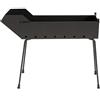 Cruccolini BA12 Barbecue Arrosticini a Carbone, Nero, 50x13x43 cm