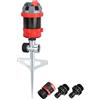 Eden 94144 Irrigatore rotativo a 6 modalità con azionamento a ingranaggi a gradino, resistente, sistema di irrigazione da giardinaggio, giardino e prati, modello multiplo, copertura fino a 5278 mq