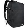 Fmeida Zaino Ryanair 40x20x25 Bagaglio a Mano Viaggio Aereo Cabina Voli 14 Pollici Porta PC Scuola Lavoro Trekking Uomo Donna Antifurto Nero