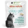 Almo Nature HFC Hydration Help Brodo di Tonno con Filetto di Tonno 50g umido gatto 24 x 50g