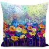HUASHUZI federe cuscini divano 45x45 cm fiori blu regalo donna federe cuscini da esterno giardino balcone arredo copricuscini divano cuscino decorativi soggiorno camera da letto accessori