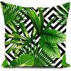 HUASHUZI federe cuscini divano 40x40 da esterno divano verde foglia federe cuscini da esterno giardino balcone arredo copricuscini divano cuscino decorativi soggiorno camera da letto accessori