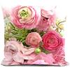 HUASHUZI federe cuscini divano 40x40 cm fiori rosa regalo donna federe cuscini da esterno giardino balcone arredo copricuscini divano cuscino decorativi soggiorno camera da letto accessori