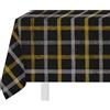 KASANOVA Tovaglia natalizia tartan nero e oro nero Tessile tavola e cucina