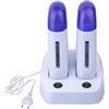 Joodyyoo Joody - Scaldasalviette a cera professionale elettrico, doppia cartuccia, riscaldatore cera depilazione, Wax macchina, per uomo e donna, Unisex Adulti