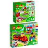 LEGO Duplo 2 pezzi set 10882 10874 Treni della città + treno a vapore