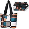 White Ze Borsa a tracolla da donna Borse a mano da donna Borse grandi Borse in pelle PU Shopper Borse morbide Borse da donna semplici per lo shopping Lavoro Viaggi Uso quotidiano (Rosso bianco)