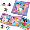 QUOKKA Puzzle Magnetico 2 3 Anni - Giochi da Viaggio Bambini 3 4 Anni - 20 Pezzi Puzzle Eroi Fatati - Intrattenere Bambini In Aereo - Educativo Giocattoli Regalo dai 2 ai 5