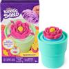 SPIN MASTER Kinetic Sand Squish Blossom Fiore Che Sboccia Sabbia con Vaso e Formine Incluse 5+ Anni