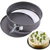 Fine jade2 Tortiera 18 cm Apribile con Cerniera di Forma Circolare Teglia Torte per Dolci con Fondo Rimovibile Stampo da Forno per Torta, Cheesecake in Acciaio