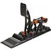 ASETEK Pedaliera Asetek Invicta Sim Racing Nero, Arancione, Bianco