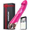 AWFJUREN Vibratoreper Donna Professionale sex toys，10 modello dildo Vibratore Donne Realistico per clitoride sexytoysys donna,Vibratoriper Dónnà Sessuali per Donna Stimolatore Succhia Clitoride Femminile