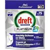 Dreft Platinum All In One Pastiglie per Lavastoviglie Regular 75 pezzi