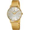 Festina Orologio Analogico Unisex con Cinturino in Placcato in Acciaio Inox F20251/2