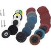 Gatuida Kit Completo Di Dischi Abrasivi Da 300 Pezzi Tamponi Per Levigatrice Da Trapano Da 50 Mm Carta Vetrata A Grana 36-3000 E 4 Accessori Per Lucidatura Adatti Ai Progetti