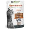 Almo Nature HFC Jelly - Alimento Umido per Gatti Adulti - Sardine - Human-Grade, Gluten-Free, Monoproteico - 55g (Confezione da 24)