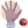 Tomalithic Supporto da Parete per Palloni - Supporto da Parete a Mano per Palline con 4 Viti, 4 Chiodi, Ultra Sicuro Stabile per Basket, Calcio, Pallavolo, Pallavolo, Golf E Palla da Tennis Ripiano （22 X 17cm）