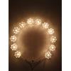 OVUNQUE PROTEGGIMI Aureola Luminosa elettrica Diametro 18 cm Coroncina Luminosa per Statue, Stellario Statua Luminoso per Madonna, Gesù, Santi, Sante e Statue sacre