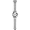 HIP HOP Orologio HWU0730 UOMO ALUMINIUM CHRONO quadrante MONO-COLORE BIANCO movimento CRONOGRAFO QUARZO e BRACCIALE ALLUMINIO ARGENTO